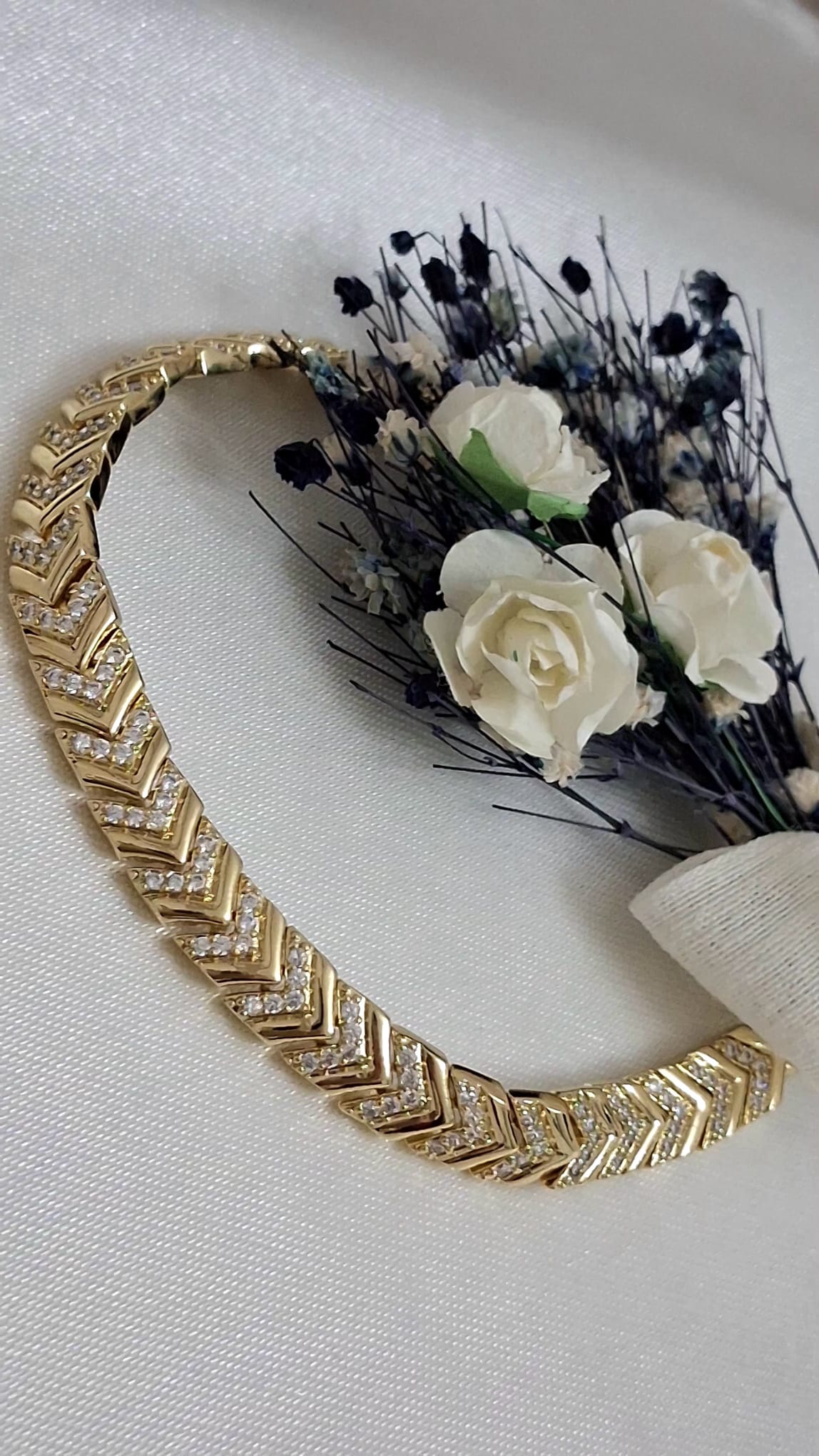 XUPING Bileklik - Zikzak ve Minik Taş Detaylı